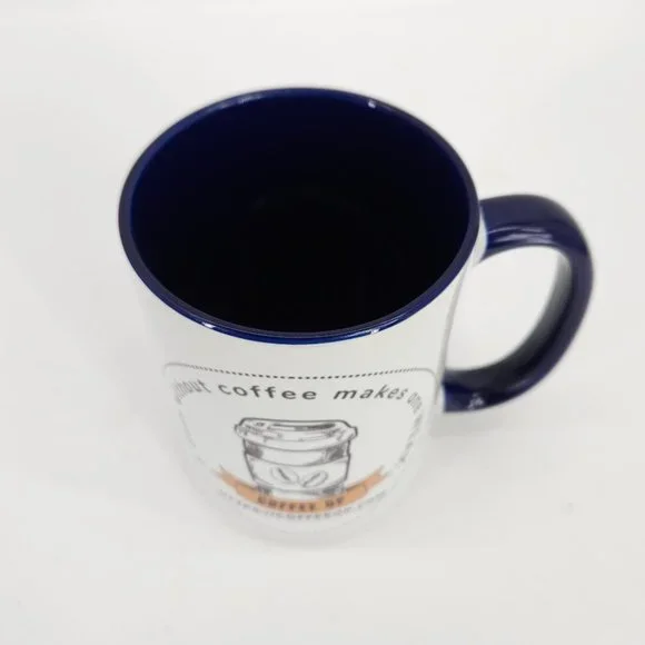 Coffee Op Exquisite 15 oz Coffee Mug Premium Porcelain + Free Gourmet coffee - Picture 7 of 16